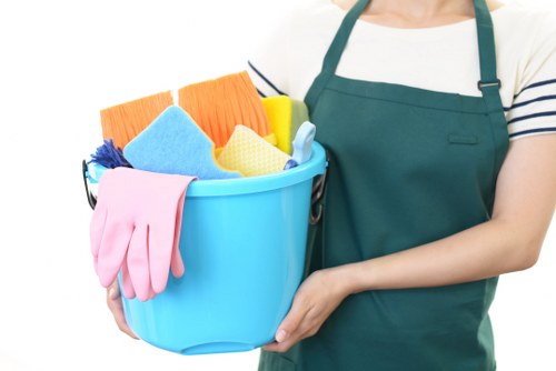 Close-up of upholstery being cleaned after pet odour contamination