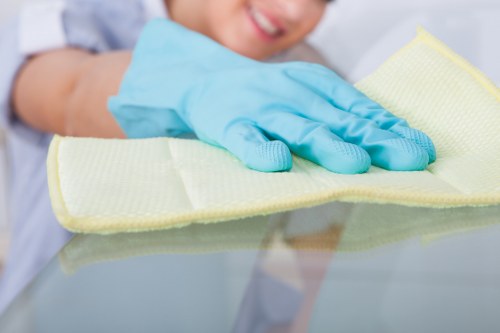 Final safety check after a professional carpet cleaning service