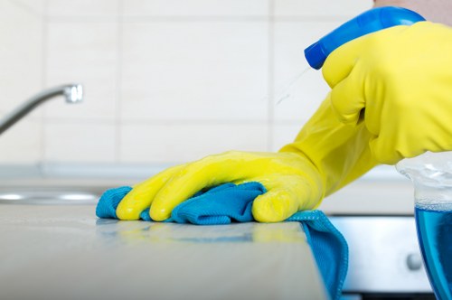 Deep upholstery cleaning removing stains from a fabric sofa